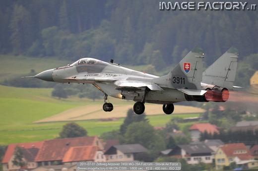 2011-07-01 Zeltweg Airpower 7458 MiG-29A Fulcrum - Slovak Air Force